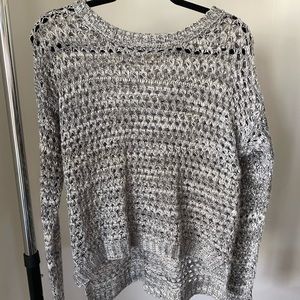 open knit sweater